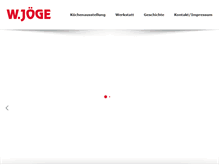 Tablet Screenshot of moebel-joege.de